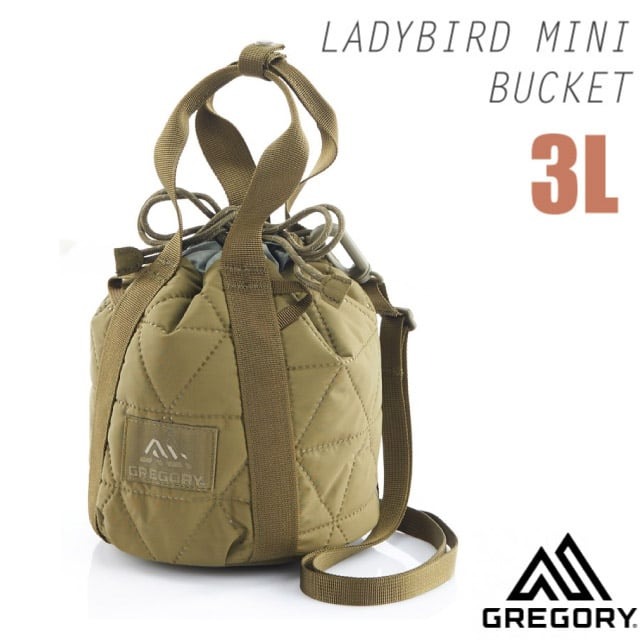 【美國 GREGORY】LADYBIRD MINI 3L 輕量抗撕裂兩用圓筒型水桶包/140955-425E 鼠尾草綠✿30E010